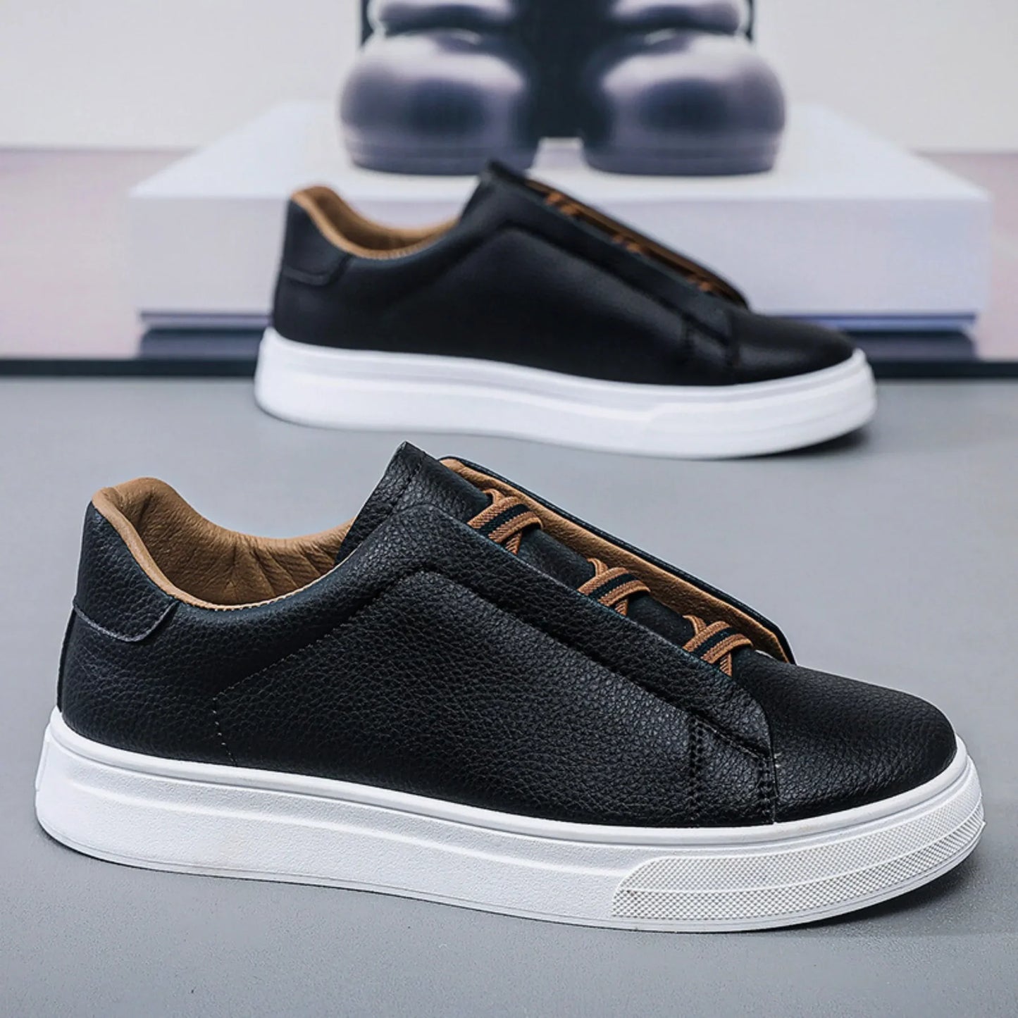 Mateo - Lædersneakers