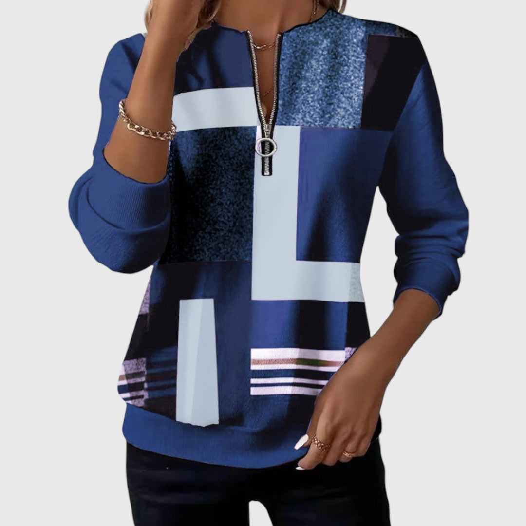 Zenovia – Afslappet og elegant sweatshirt