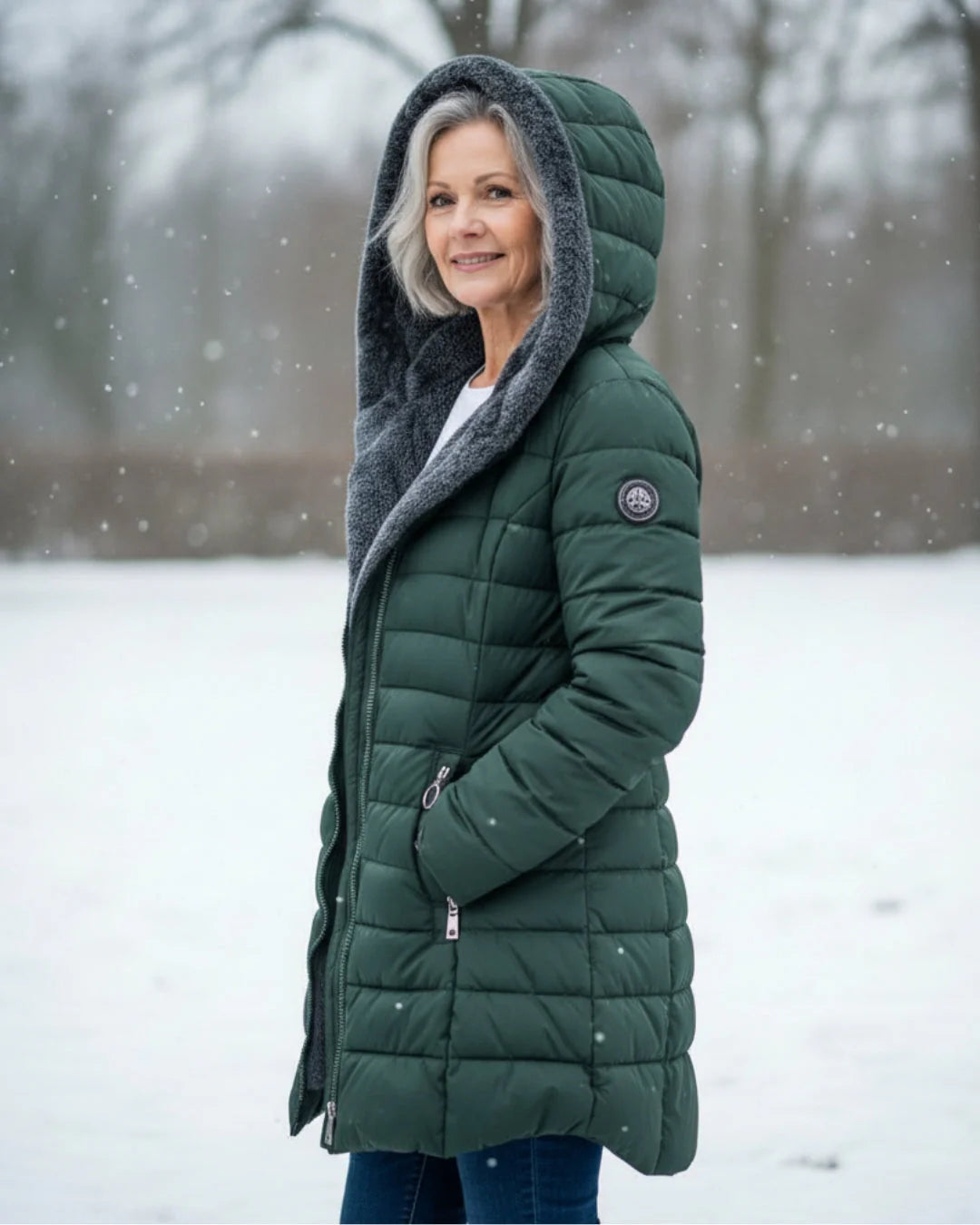 Olivia | Vatteret Vinterfrakke