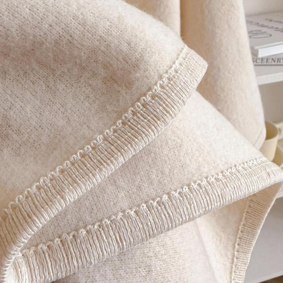 Blanca | Luksus Fleece Wrap Sjal