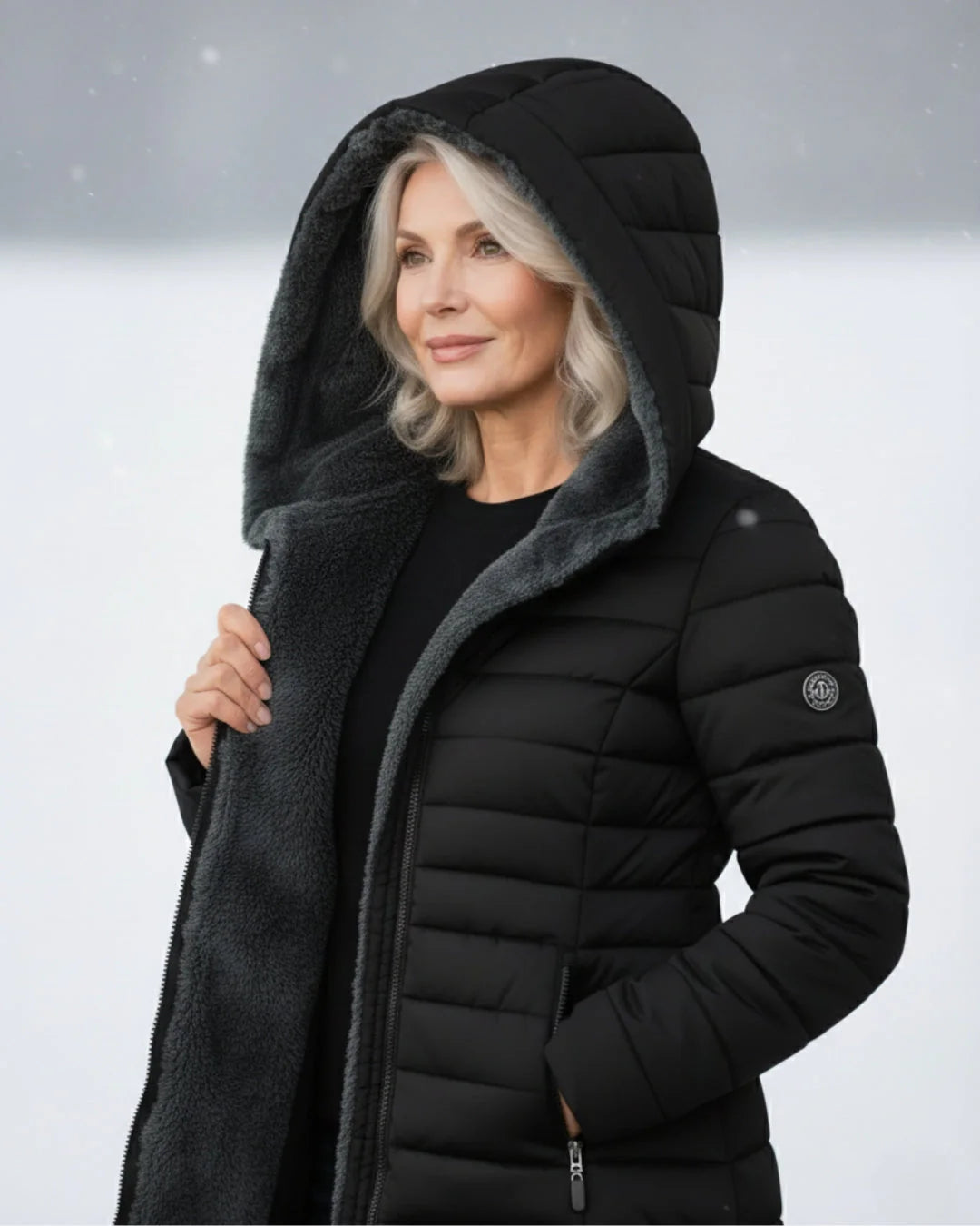 Olivia | Vatteret Vinterfrakke