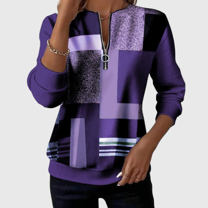 Zenovia – Afslappet og elegant sweatshirt