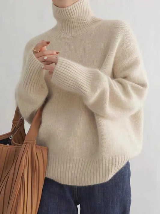 Lin | Rullekravepullover