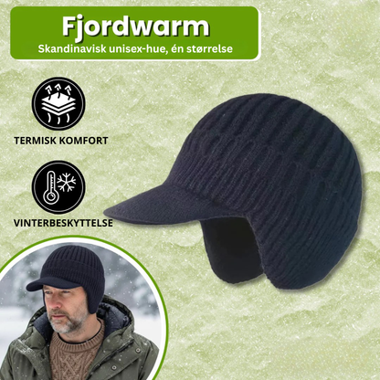Fjordwarm – Skandinavisk Vinterhue Med Høreværn (unisex, én størrelse passer alle)