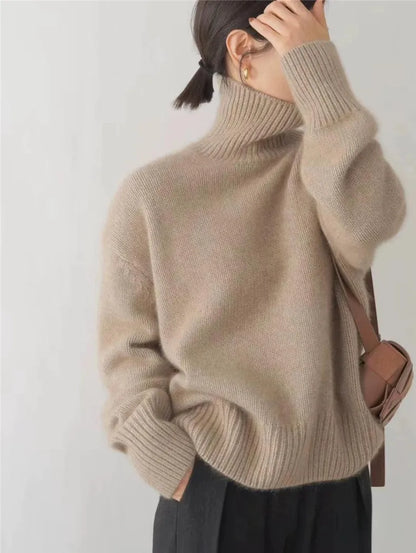 Lin | Rullekravepullover