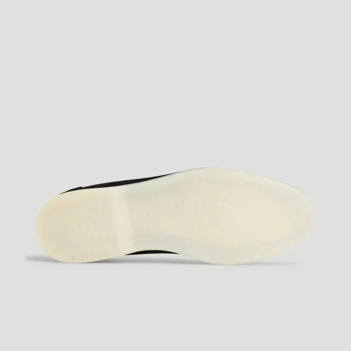 Elegante loafers i ruskind