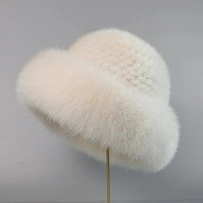 Nivara – Elegant Hat Fremstillet Af Naturlig Minkpels