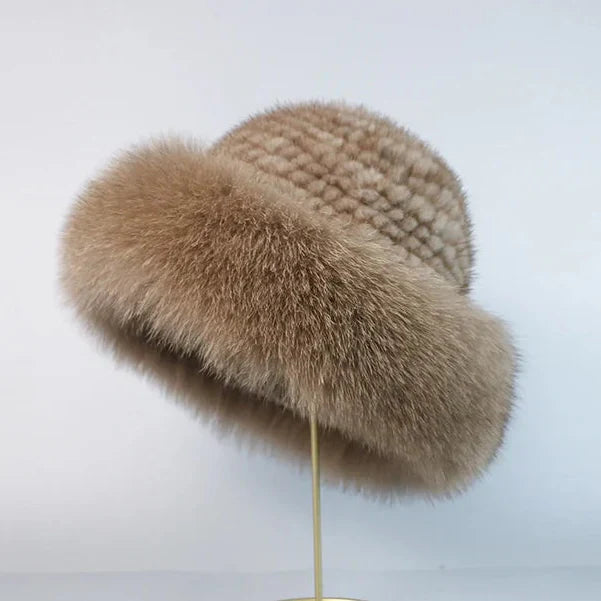 Nivara – Elegant Hat Fremstillet Af Naturlig Minkpels