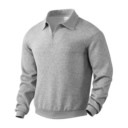 Emil | Herre Poloshirt med Sildebensmønster