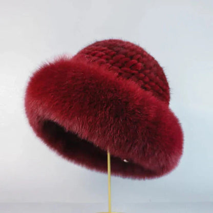Nivara – Elegant Hat Fremstillet Af Naturlig Minkpels