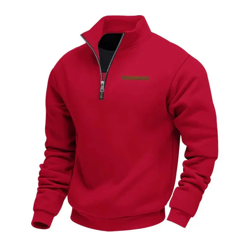 Lorenza - Herre fleece sweatshirt med afslappet pasform