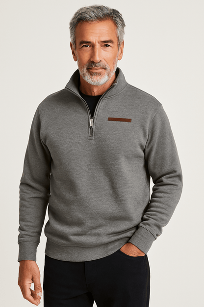 "Adrien™ – Afslappet sweatshirt i fleece