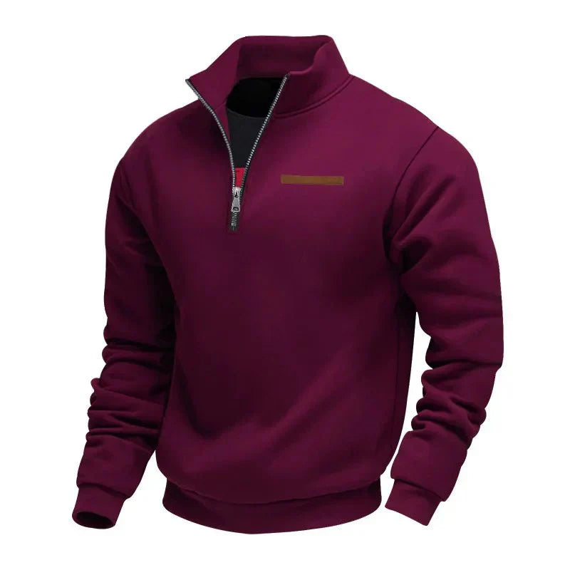 Lorenza - Herre fleece sweatshirt med afslappet pasform