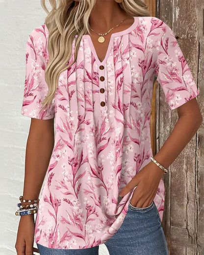 Mire | Bluse Med Blomsterprint