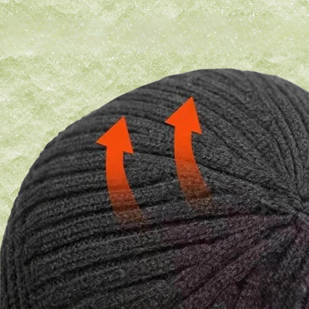 Fjordwarm – Skandinavisk Vinterhue Med Høreværn (unisex, én størrelse passer alle)