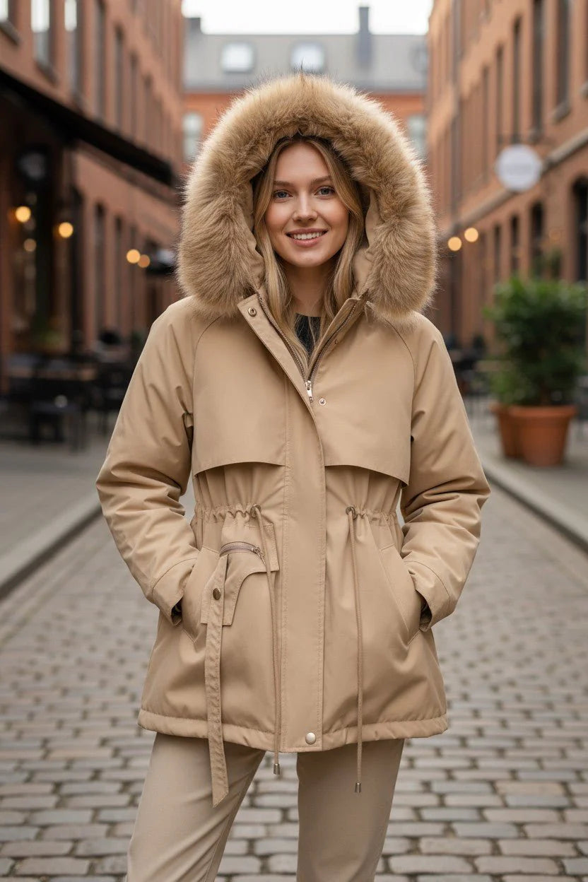 Valeria | Elegant Vinterjakke I Luksuriøst Design