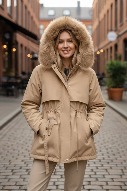 Valeria | Elegant Vinterjakke I Luksuriøst Design