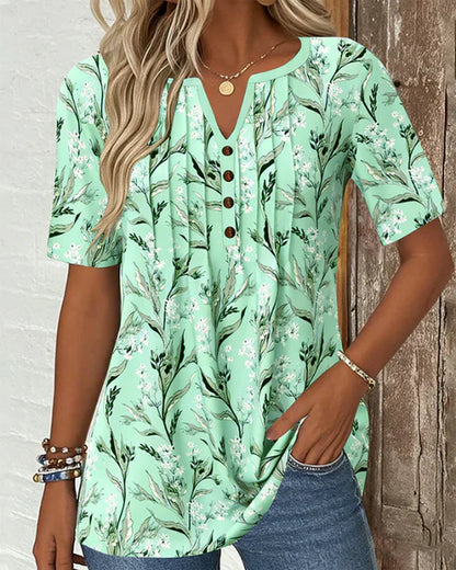 Mire | Bluse Med Blomsterprint