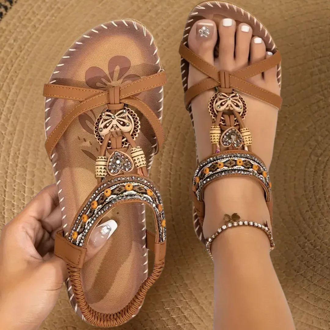 Nada | Sandaler i Ibiza-stil, der forener komfort og elegance