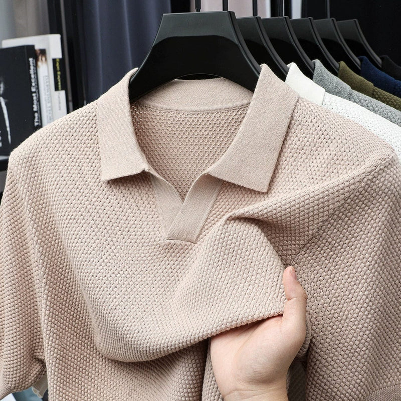 Carl | Prestige Strikket Poloshirt