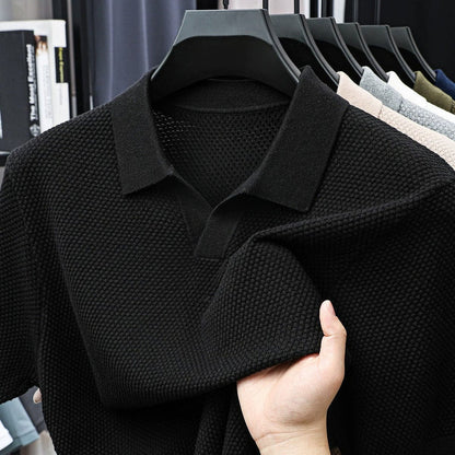 Carl | Prestige Strikket Poloshirt