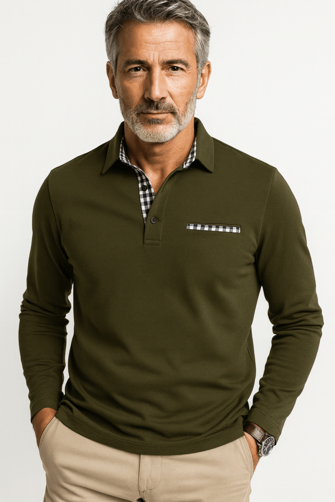 “Hugo™ – Langærmet polo