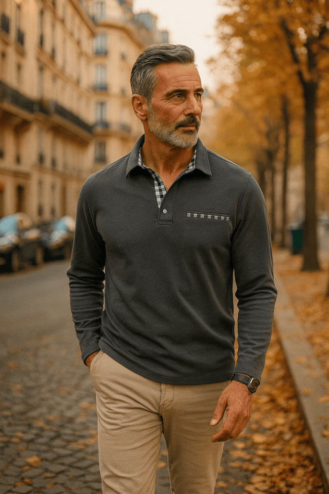 “Hugo™ – Langærmet polo