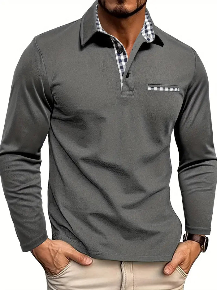 “Hugo™ – Langærmet polo