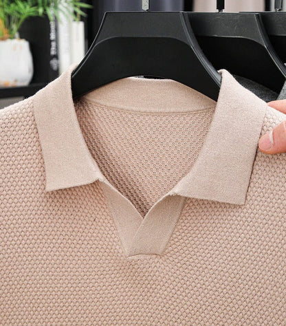Carl | Prestige Strikket Poloshirt
