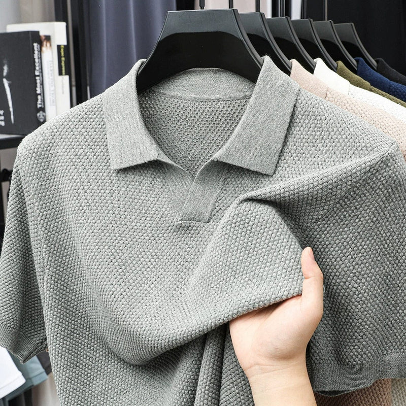 Carl | Prestige Strikket Poloshirt