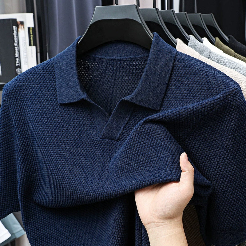 Carl | Prestige Strikket Poloshirt